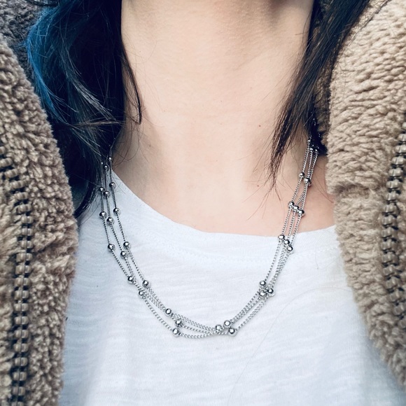 1x triple stainless steel chain with round carabiner 18” - Picture 14 of 16